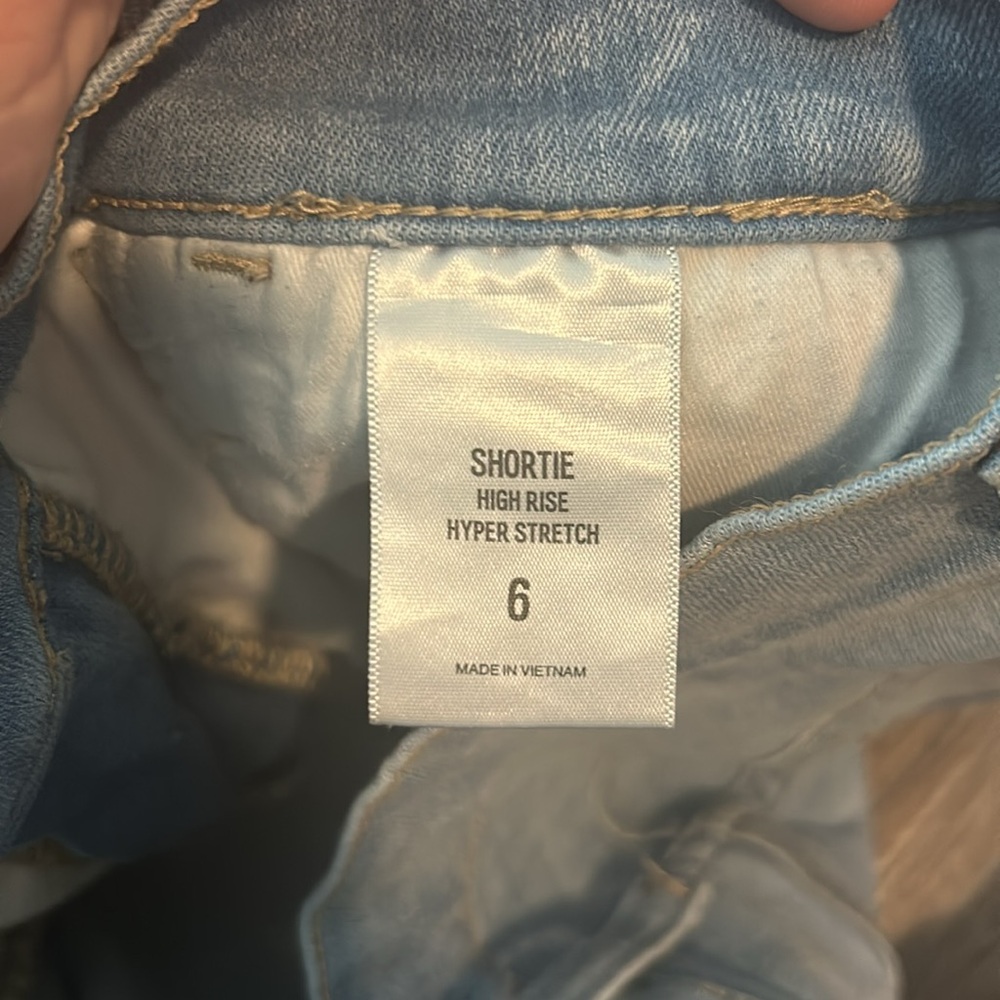 Express High Rise Jean Shorts - Picture 5 of 5